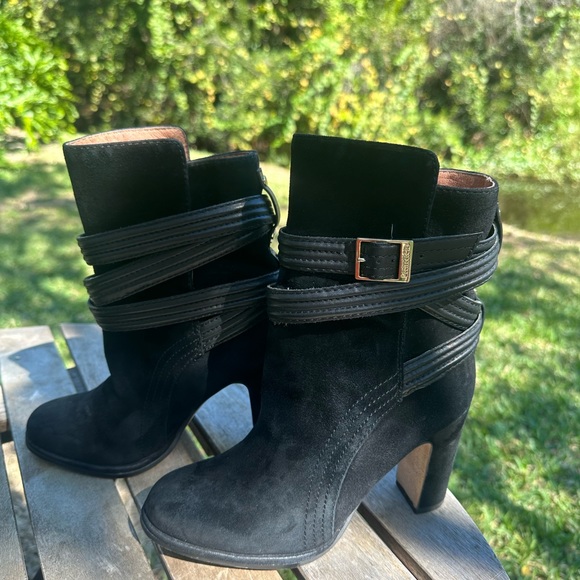 Luise Et Cie women’s black suede booties,size 5 1/2 - Picture 2 of 10